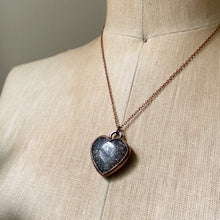 Load image into Gallery viewer, Black Sunstone Heart Necklace #1 - Ready to Ship