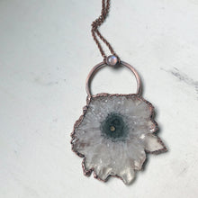 Load image into Gallery viewer, Amethyst Stalactite Slice Necklace #3 - Ready to Ship
