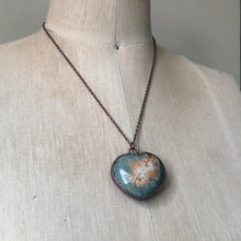 Load image into Gallery viewer, Polychrome Jasper Heart Necklace #9