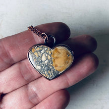 Load image into Gallery viewer, Maligano Jasper Heart Necklace #1