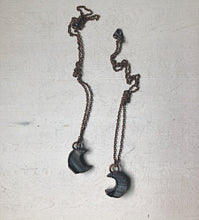 Load image into Gallery viewer, Chalcedony Crescent Moon Necklace (Satya Collection)