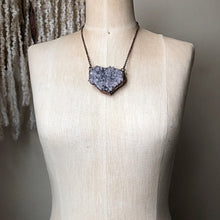 Load image into Gallery viewer, Raw Natural Amethyst Druzy Necklace
