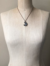 Load image into Gallery viewer, Chalcedony Crescent Moon Necklace (Satya Collection)
