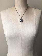 Load image into Gallery viewer, Chalcedony Crescent Moon Necklace (Satya Collection)
