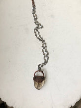 Load image into Gallery viewer, Polished Natural Citrine Point Necklace on Sterling Silver & Labradorite Rosary Chain - Ready to Ship (5/17 Update)