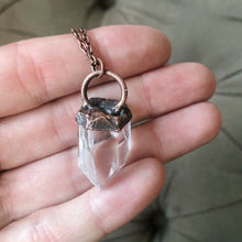 Load image into Gallery viewer, Clear Quartz Point Necklace #1 - Ready to Ship