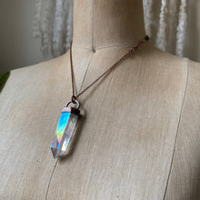 Load image into Gallery viewer, Angel Aura Quartz Polished Point Necklace #1 - Ready to Ship