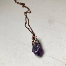 Load image into Gallery viewer, Raw Amethyst Point Necklace #1