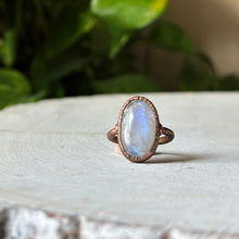 Load image into Gallery viewer, Rainbow Moonstone Ring (Size 5.5) - Ready to Ship