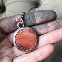 Load image into Gallery viewer, Polychrome Jasper Moon Necklace #2