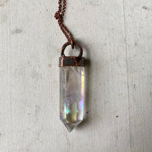 Load image into Gallery viewer, Angel Aura Quartz Polished Point Necklace #1 - Ready to Ship