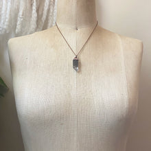 Load image into Gallery viewer, Raw Tibetan Black Quartz Necklace #2