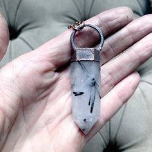 Load image into Gallery viewer, Tourmilinated Quartz Point Necklace #1