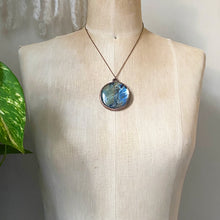 Load image into Gallery viewer, Labradorite Moon Necklace - Ready to Ship