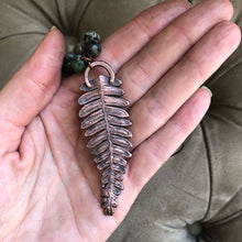 Load image into Gallery viewer, Electroformed Fern Necklace #1