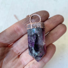 Load image into Gallery viewer, Fluorite Polished Point Necklace #6 - Ready to Ship