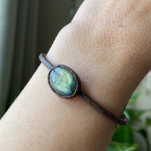 Load image into Gallery viewer, Labradorite Cuff Bracelet #1 - Ready to Ship
