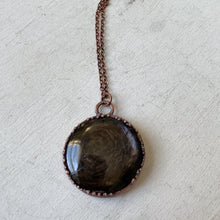 Load image into Gallery viewer, Hypersthene Black Moon Lilith Necklace #1 - Ready to Ship