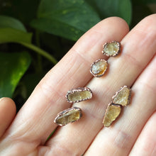 Load image into Gallery viewer, Raw Citrine Stud Earrings - Ready to Ship
