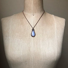 Load image into Gallery viewer, Rainbow Moonstone Necklace Teardrop #2 - Ready to Ship