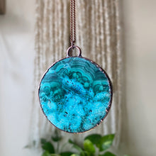 Load image into Gallery viewer, Malachite with Chrysocolla Necklace #6 - Ready to Ship