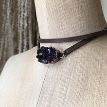 Load image into Gallery viewer, Amethyst Druzy Wrap Bracelet/Choker