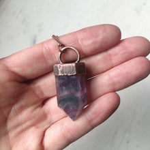 Load image into Gallery viewer, Fluorite Polished Point Necklace #4 - Ready to Ship