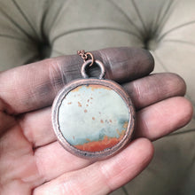 Load image into Gallery viewer, Polychrome Jasper Moon Necklace #5