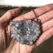 Load image into Gallery viewer, Raw Natural Amethyst Druzy Necklace