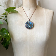 Load image into Gallery viewer, Labradorite “Mysterious Moon” Necklace