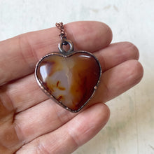 Load image into Gallery viewer, Carnelian Heart Necklace #4 - Ready to Ship