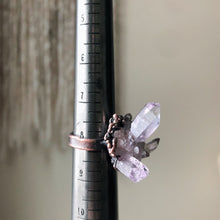 Load image into Gallery viewer, Vera Cruz Amethyst Cluster Ring #3 - Ready to Ship