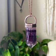 Load image into Gallery viewer, Fluorite Polished Point Necklace #4 - Ready to Ship