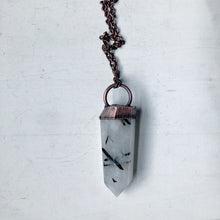 Load image into Gallery viewer, Tourmilinated Quartz Point Necklace #2