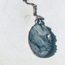 Load image into Gallery viewer, Chalcedony Oval Necklace #2 - Ready to Ship