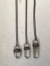 Load image into Gallery viewer, Polished Clear Quartz Necklace