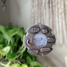 Load image into Gallery viewer, Dendritic Opal Necklace #1 - Sterling Silver