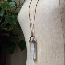 Load image into Gallery viewer, Angel Aura Quartz Polished Point Necklace #2 - Ready to Ship