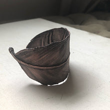 Load image into Gallery viewer, Electroformed Feather Wide Cuff Bracelet - Moksha Collection