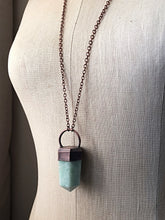 Load image into Gallery viewer, Amazonite Six-Sided Point Necklace