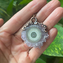 Load image into Gallery viewer, Amethyst Stalactite Slice Necklace #3 - Ready to Ship
