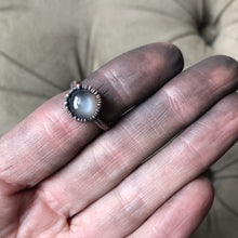 Load image into Gallery viewer, Grey Moonstone Ring - Round #2 (Size 4.5) - Ready to Ship

