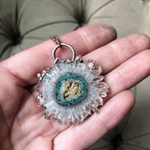 Load image into Gallery viewer, Amethyst Stalactite Slice Necklace #2 - Ready to Ship