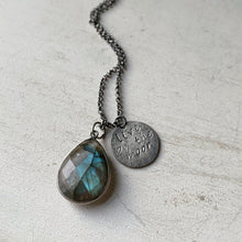 Load image into Gallery viewer, Live By the Moon Necklace with Labradorite (Small)- Ready to Ship