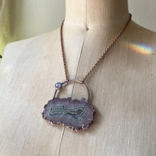 Load image into Gallery viewer, Amethyst Stalactite Slice Necklace #6 - Ready to Ship