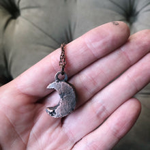 Load image into Gallery viewer, Chalcedony Crescent Moon Necklace #1 - Ready to Ship