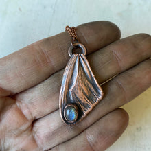 Load image into Gallery viewer, Electroformed Butterfly Wing & Labradorite Necklace #1- Ready to Ship