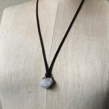 Load image into Gallery viewer, Clear Quartz Druzy Necklace - Ready to Ship