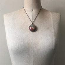Load image into Gallery viewer, Polychrome Jasper Moon Necklace #14