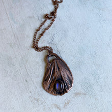Load image into Gallery viewer, Electroformed Butterfly Wing & Labradorite Necklace #3 - Ready to Ship